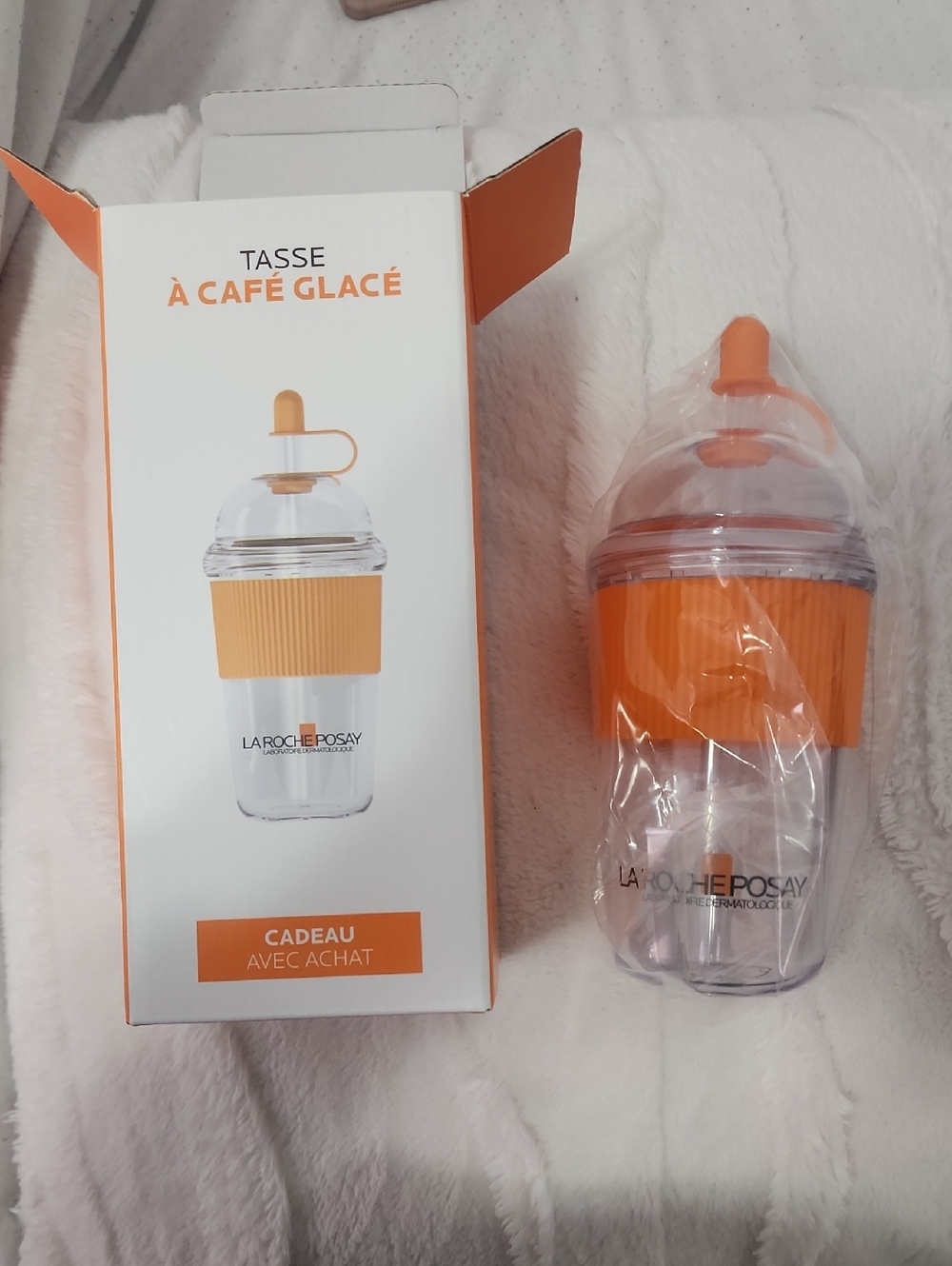 Iced Coffee Cup Orange Tumbler